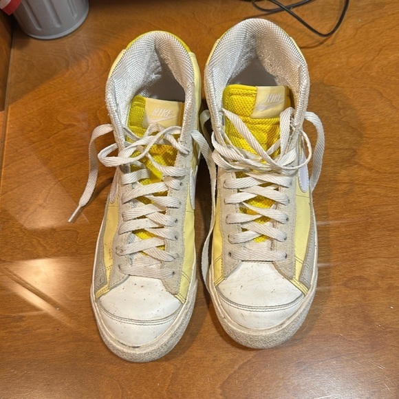 Nike Shoes - Nike Yellow High Top Sneakers CZ 0363–700 size 8.5